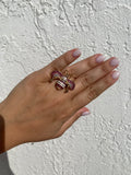 Pink Bee Ring