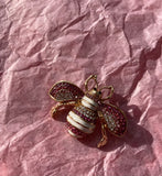 Pink Bee Pin