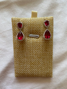 Stephanie Red Earrings