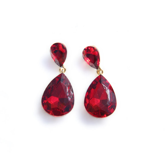 Anastasia Red Earrings